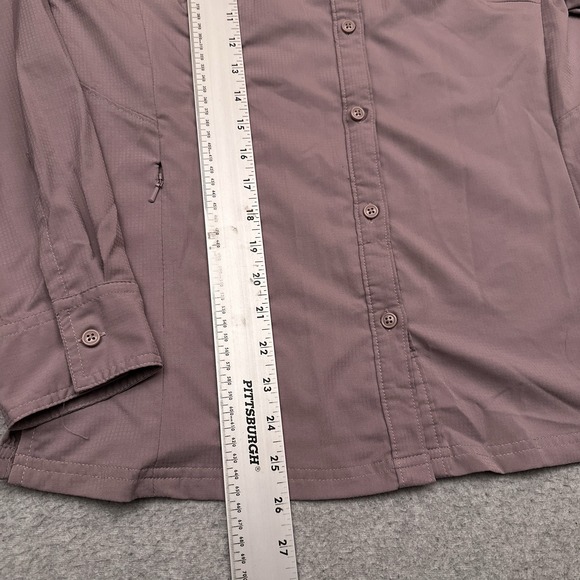 Columbia Omni-Shade Vented Fishing Shirt Womens Medium LS UPF Sun Protection - Picture 7 of 9